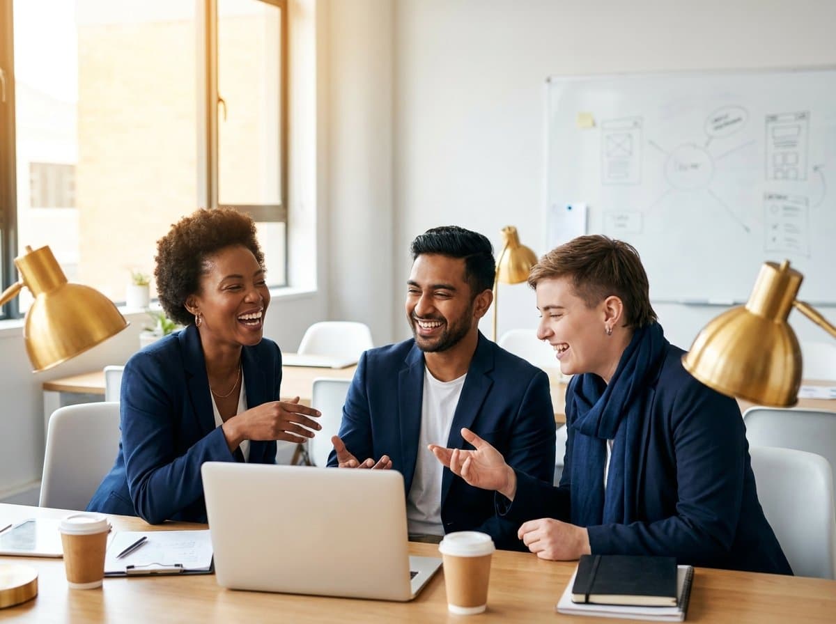 The Storease marketing team collaborating on a client campaign